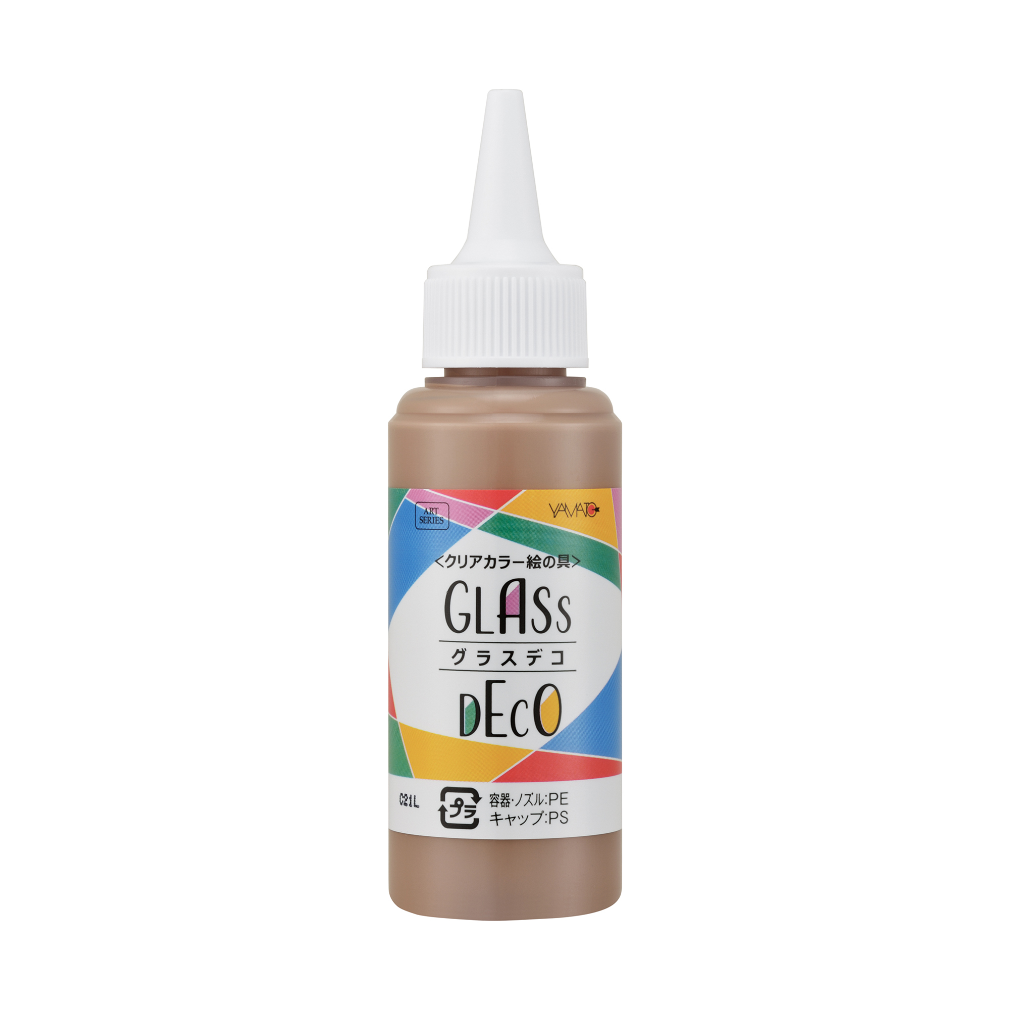 Glass Deco Single Color 60ml  (Standard Color) 　Soft Brown　GDS60H-19